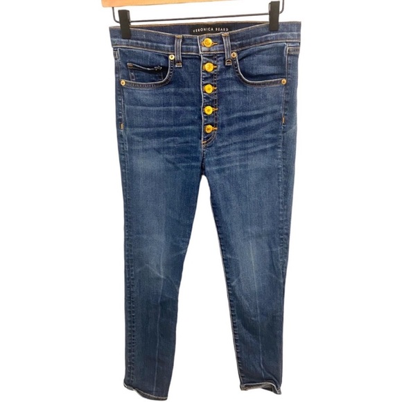 Veronica Beard Jeans Debbie 10 inch Skinny Size 27 GUC J0246 - Picture 2 of 6